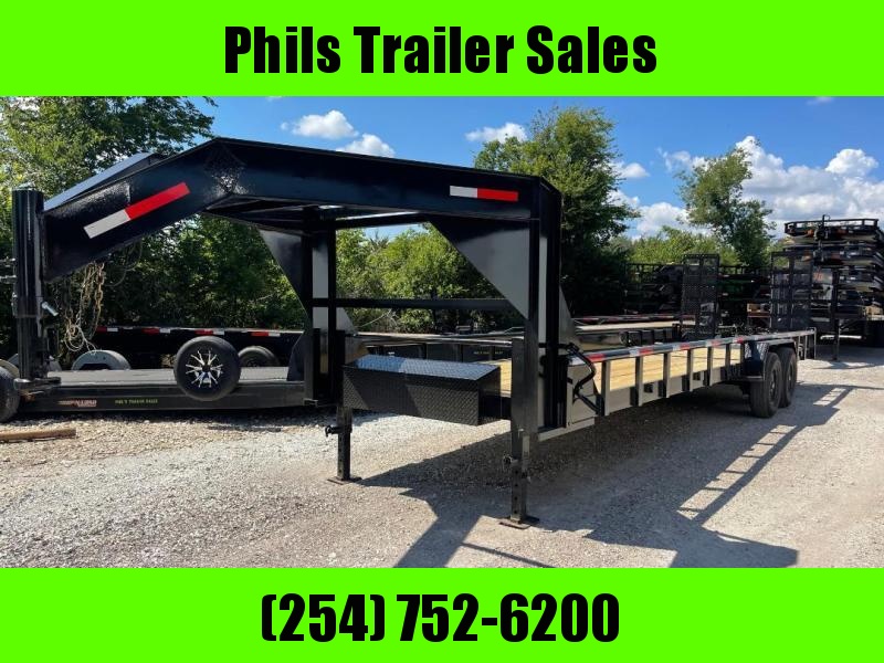 Trailers 28' GOOSENECK TRAILERS LOW BOY Equipment Trailer Trailers 28' GOOSENECK TRAILERS LOW BOY Equipment Trailer