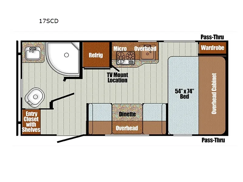 used Travel Trailers Gulf Stream Vista Cruiser for sale, in Decatur, IN Thumbnail 17