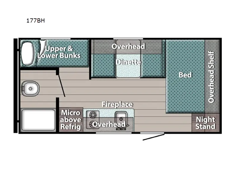 new Travel Trailers Gulf Stream Ameri-Lite Ultra Lite for sale, in Decatur, IN Thumbnail 17