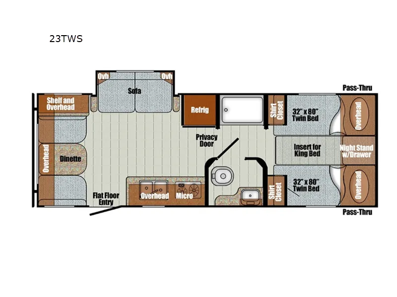 used Travel Trailers Gulf Stream Vista Cruiser for sale, in Decatur, IN Thumbnail 2