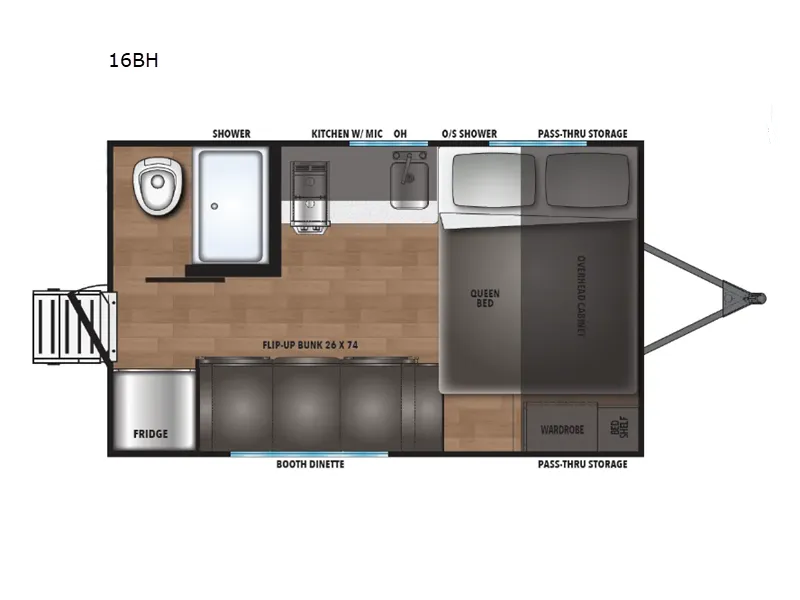used Travel Trailers Shasta Compact for sale, in Decatur, IN Thumbnail 2