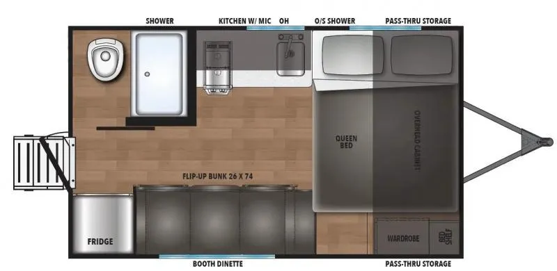 used Travel Trailers Shasta Compact for sale, in Decatur, IN Thumbnail 19