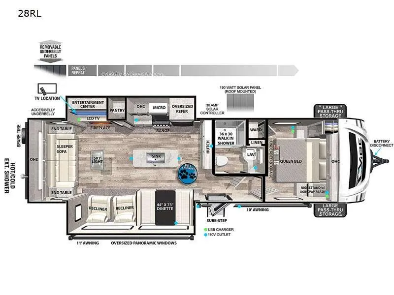 used Travel Trailers Forest River Vibe for sale, in Decatur, IN Thumbnail 25
