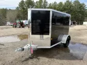 2026 Stealth 5x8 Aluminum Enclosed Cargo w/Double Barn Doors & D-Rings