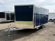 2027 DuraBull 101x12 2-Place Aluminum Snowmobile Trailer w/Rear Spoiler w/Load Lights, & Galvanized 