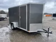 2026 Covered Wagon 6x12 Enclosed Cargo w/Rear Ramp & Side Access Door