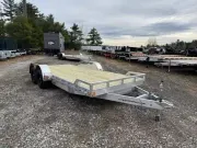 2026 CargoPro 7x18 Aluminum Economy Wood Deck 7K Car Hauler w/Removable Fender