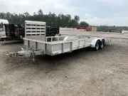 2023 Mission 6.5x24 6K Landscape Utility Trailer w/Side Load Ramp, Front Guard, Bi-Fold Rear Ramp