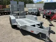 2024 BND 5x10 10K Galvanized Scissor Lift Trailer w/ Full Width Ramps