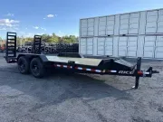 2026 Rice 7x18 14K Equipment Hauler w/D-Rings, Spare Mount, & Toolbox