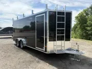 2026 DuraBull 7.5X18 Aluminum Enclosed Cargo Trailer w/Contractor Package, Barn Doors, Ramps, & P