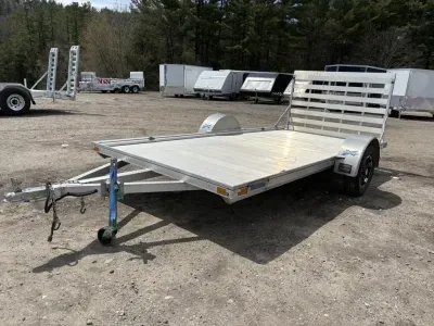 2023 Mission 6.5x14 Aluminum Utility Trailer w/Ramp & Aluminum Wheels