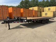 2026 Iron Bull 8.5x22 14K Deckover Tilt Equipment Trailer w/ D-Rings and Spare Tire Mount *Scratch &