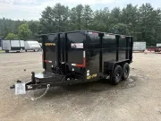 2026 Griffin 7x12 12K Powder Coated Dump Trailer w/48” High Sides & Telescopic Lift