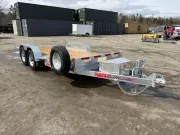 2026 N&N 7x18 15K Full Tilt Deck Equipment Trailer w/Spare Tire, D-Rings & Toolbox