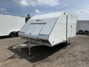 2027 SnoPro 101x12 2-Place Aluminum Snowmobile Trailer w/Tapered Rear Ramp, Sliding D-Rings & Upgrad