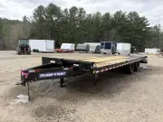 2026 Sure-Trac 8.5X20+5 Powder Coated 22.5K Deckover Equipment Trailer w/Spare Tire Mount & Cleated 