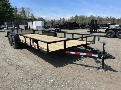 2026 Triple Crown 7X20 7K Tandem Axle Utility w/Ramp Gate