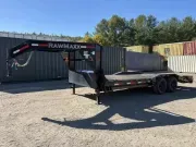 2024 RawMaxx 8.5x20 14K Gooseneck Equipment Trailer w/Maxx Ramps