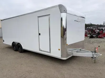 2026 Stealth 8.5x24 10k Aluminum Enclosed Car Hauler w/Extra Height
