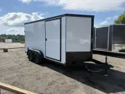 2026 Covered Wagon 7x14 Enclosed Cargo Trailer w/PolyCore Exterior & Blackout Package