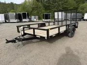 2026 Sure-Trac 7x12 3.5K Tube Top Utility Trailer w/ Ramp and Spare Tire Mount
