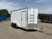 2026 DuraBull 7X14 Aluminum Enclosed Cargo Trailer w/Contractor Package, Extra Height, & Recessed Sl
