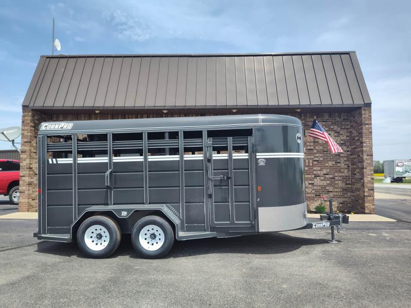 2023 CornPro SB16 6S Livestock Trailer Stock Trailers For Sale Classifieds for Horse and