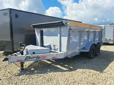 2027 Liberty Trailers LD 14k 83"x14' High Side Telescopic (4858)