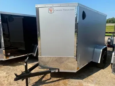 2027 Cross Trailers BETA 5' X 8' (1023587) - Scratch & Dent (Ding on side)