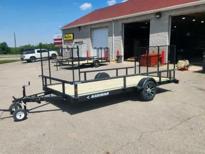 2026 Karavan Trailers KPU 82" x 14' Side Load Utility Trailer (463078)