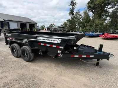 2027 PJ Trailers DT1 83"x14' Telescopic w/Voyager Package (010194)