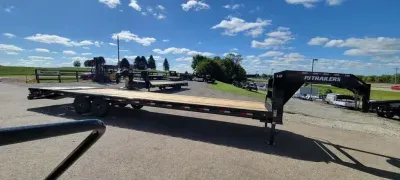 2027 PJ Trailers LQ 102" x 27'+5' GN w/ Singles and Monster Ramps 15,680 GVWR (75368)