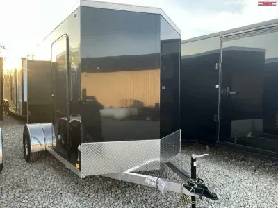2025 Legend Trailers 6x13 TV Thunder Aluminum V Nose w/ Extra Height