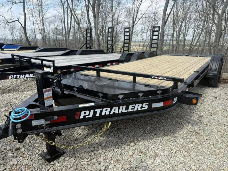 2026 PJ Trailers EV 83"x20' Dove with Monster Ramps (5718)