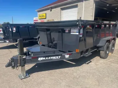 2027 Hillcrest Trailers 7x14 H.S Dump 17.6K (001207)