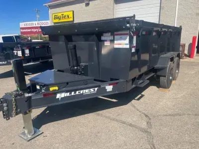 2027 Hillcrest Trailers 7x14 H.S 17.6K GVWR (001236)