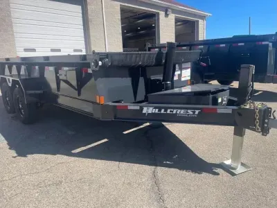 2027 Hillcrest Trailers 7x16 14K Dump (001291)