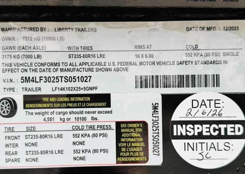 new Equipment / Flatbed Trailers Liberty  for sale, in Circleville, OH Thumbnail 6