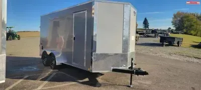 2026 Impact Trailers 7' x 16' - 84" INTERIOR HEIGHT- 7000# GVWR - Cargo / Enclosed Trailer