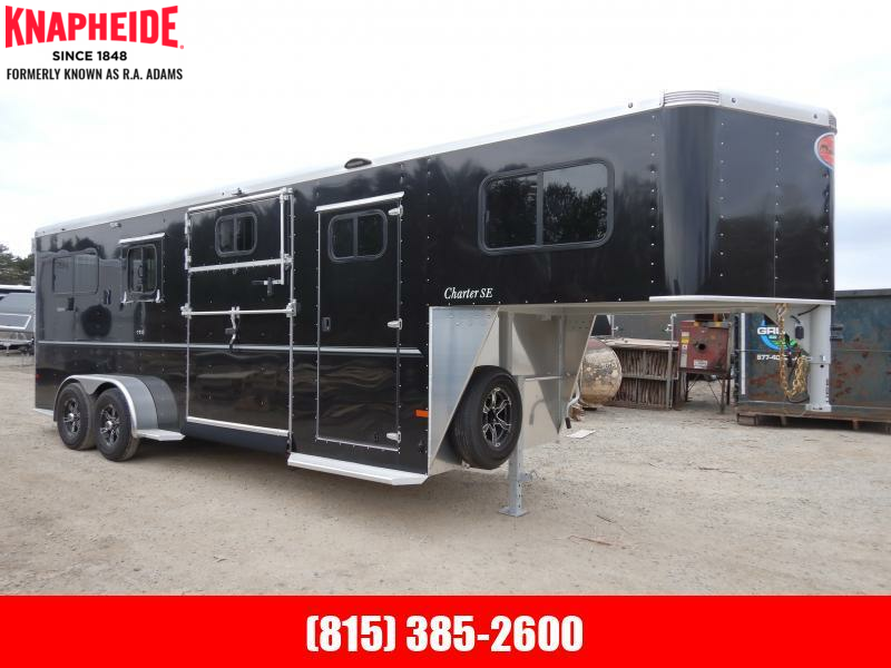 2022 Sundowner Trailers Charter TR SE 2+1 Gooseneck Horse Trailer c025b4a4e10c964fb6d03481e2f0a186