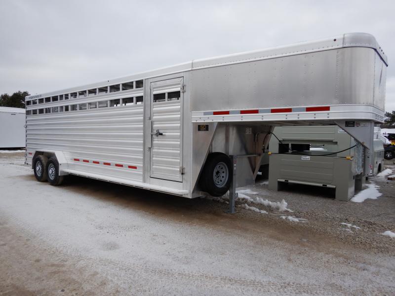 2023 Featherlite 8127-24 Stock / Stock Combo Trailer