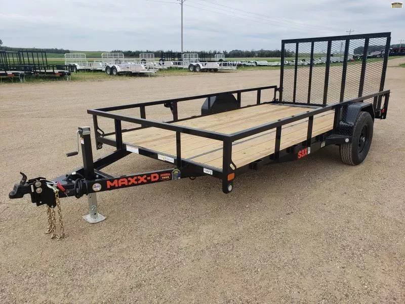 2026 MAXX-D S3X8314 83" X 14' Utility Trailer W/ 5200# AXLE AND BRAKES 1749507201