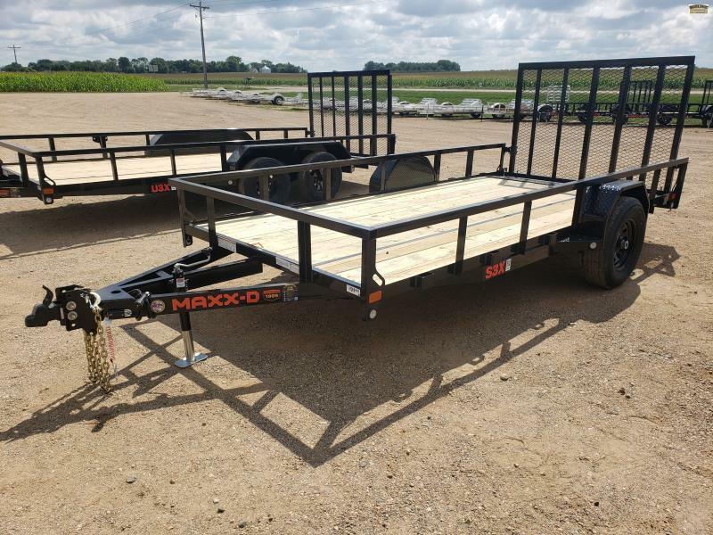 2024 MAXXD S37714 SINGLE AXLE Utility Trailer W/ 5200 AXLE Brake