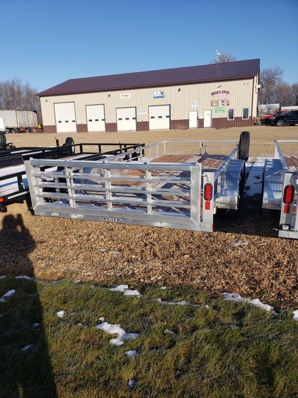 2023 Legend Trailers 7X18ODTA35 TANDEM AXLE Utility Trailer Brake