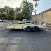2027 MMT 7X14+2 Aluminum Utility Trailer 