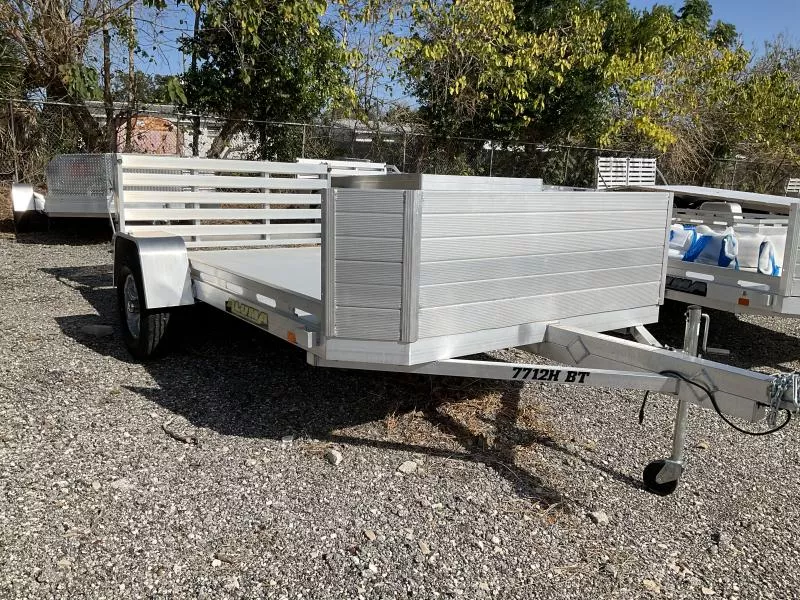 2024 Aluma 7712HS BT Utility Trailer