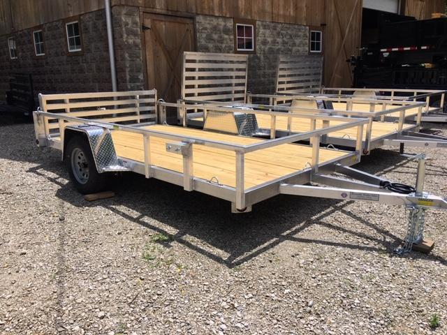 2021 80" X 12' DELUXE Aluminum Utility Trailer 2021 80" X 12' DELUXE Aluminum Utility Trailer