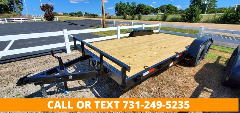 2023 L&O Manufacturing 6'10"x18' Tandem Axle Carhauler Trailer 2023 L&O Manufacturing 6'10"x18' Tandem Axle Carhauler Trailer