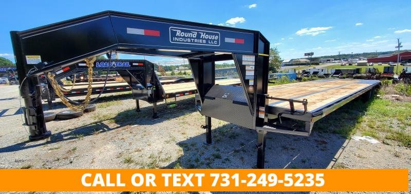 2022 Round House Industries 102" x 40' Gooseneck Flatbed Trailer With 2-10K Axles 2022 Round House Industries 102" x 40' Gooseneck Flatbed Trailer With 2-10K Axles